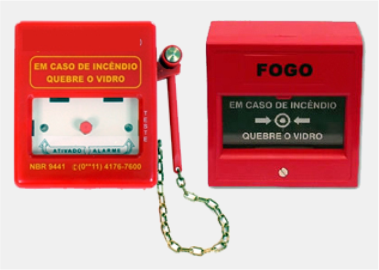 Botoeira de Alarme de Incêndio - convencional